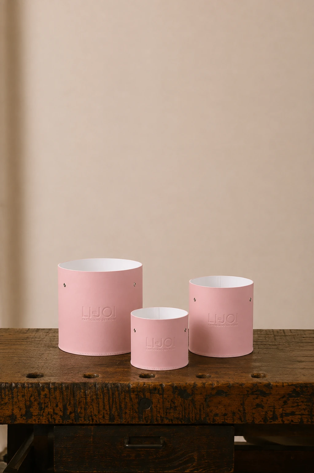 Hat Boxes — Dusty pink