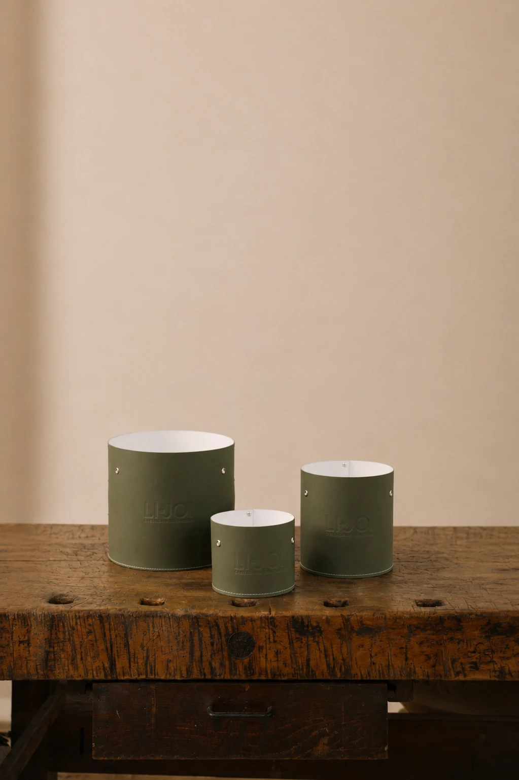 Hat Boxes — Sage